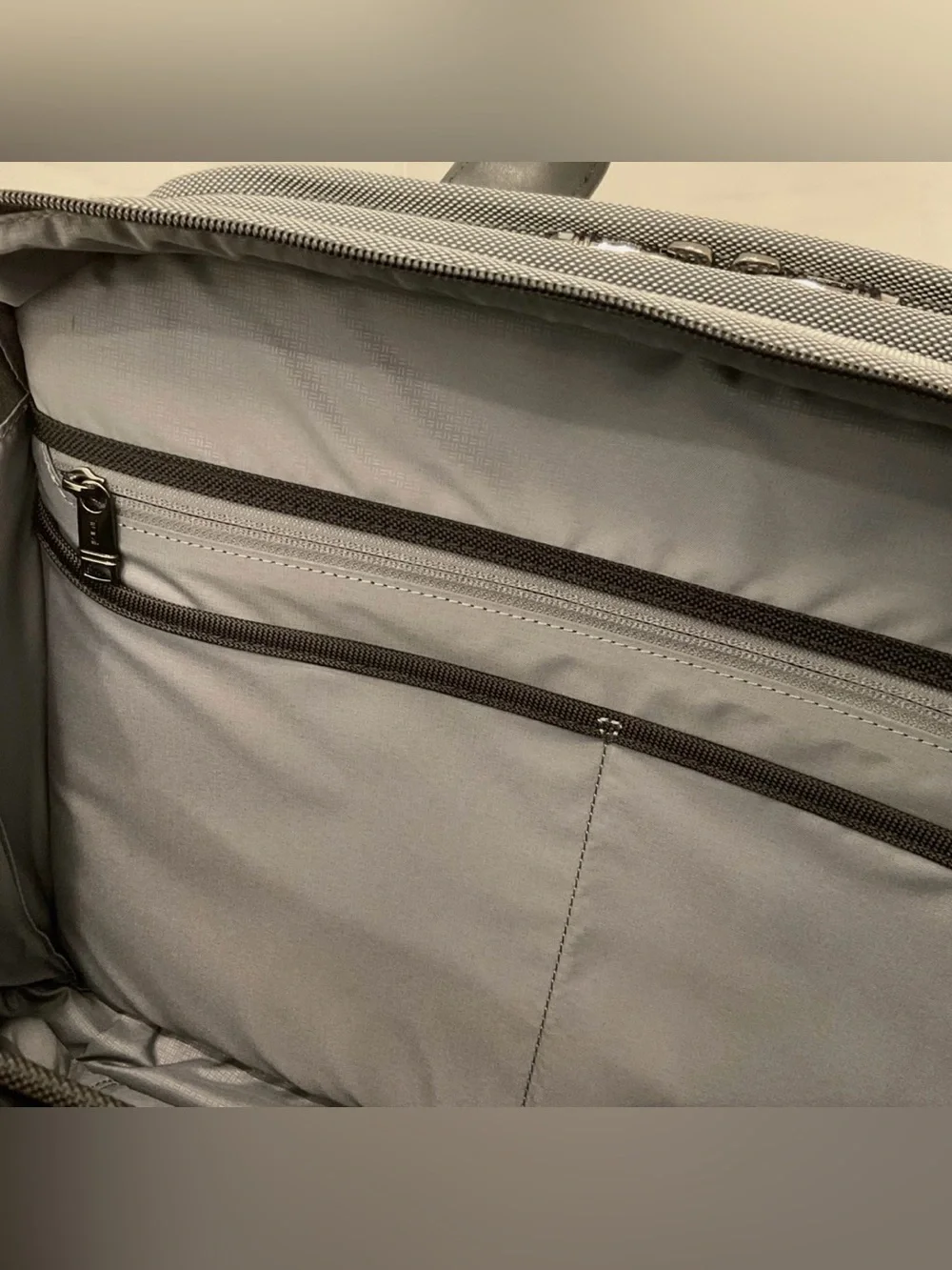 NEW Tumi ALPHA X 15.75” Organizer Laptop Brief Briefcase - METEOR GRAY & BLACK
